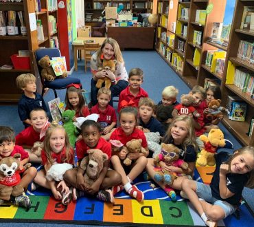 Library Photo with Kindergarten